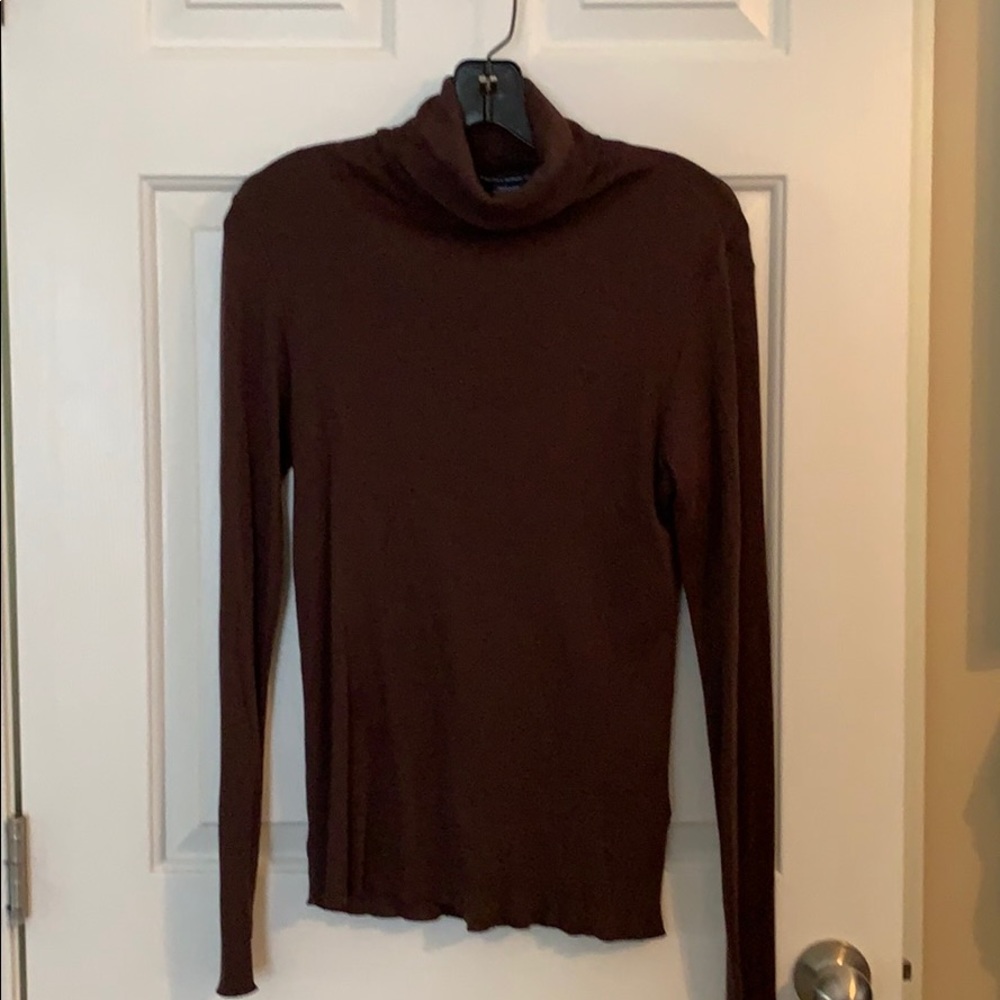 Dark brown Ralph Lauren turtleneck